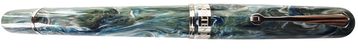 Molteni M66 Rhodium Trim A12 Bespoke Ltd Ed Fountain Pen Jowo Steel or 14K Nib